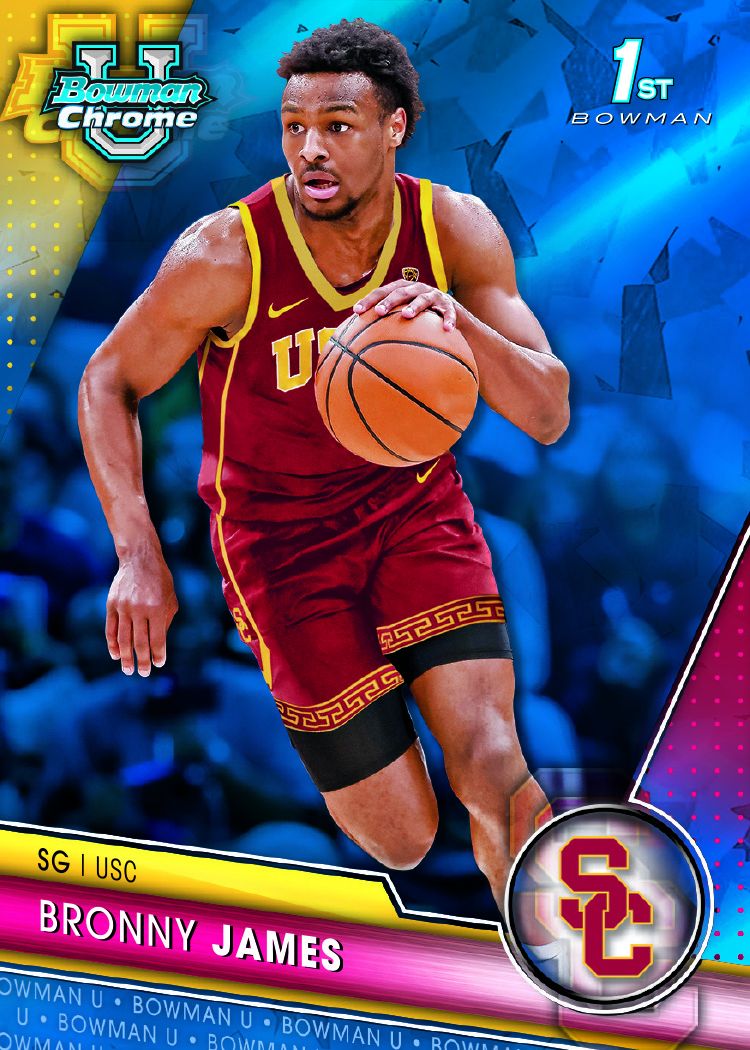 2023-24 Bowman University Chrome Sapphire Basketball Checklist Guide in-content 1