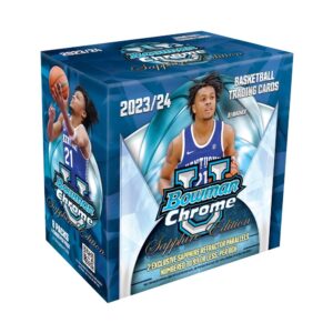 2023-24 Bowman University Chrome Sapphire Basketball Checklist Guide