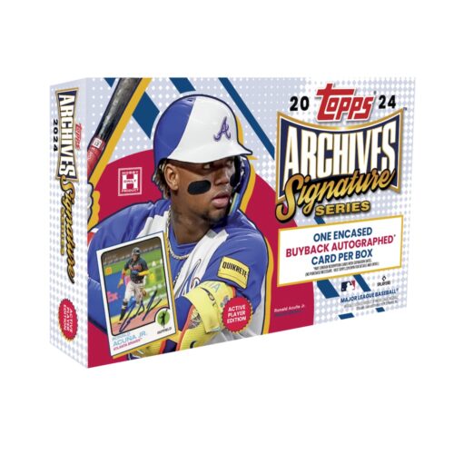 2024 Topps Archives Signature Series Active Baseball Checklist Guide