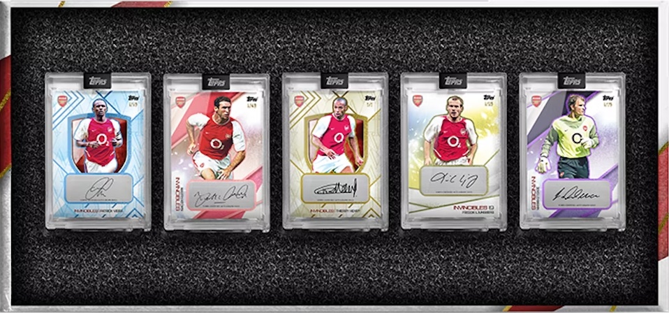 2024 Topps Arsenal FC Invincibles Soccer Checklist Guide in-content 1