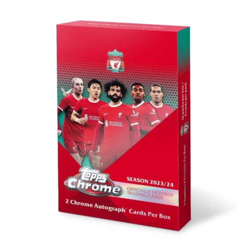2023-24 Topps Chrome Liverpool FC Soccer Checklist Guide