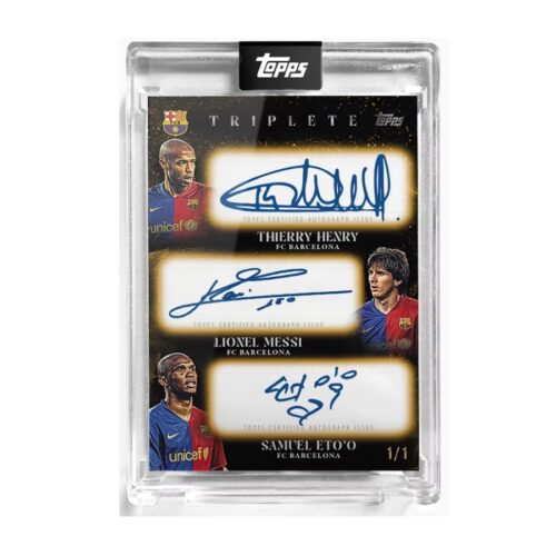 2024 Topps FC Barcelona Triplete 2008-09 Soccer Checklist Guide