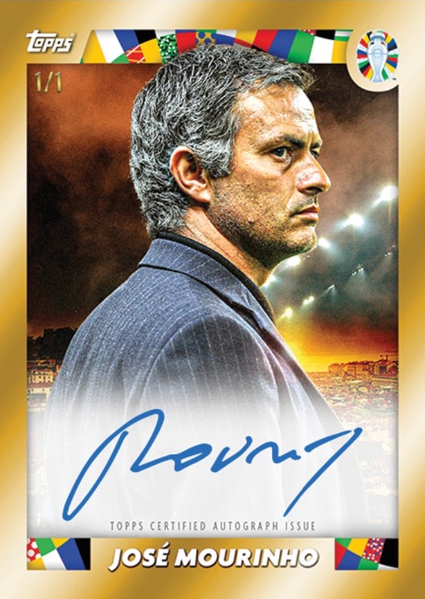 2024 Topps Jose Mourinho Platinum Euro Curated Soccer Checklist Guide in-content 3