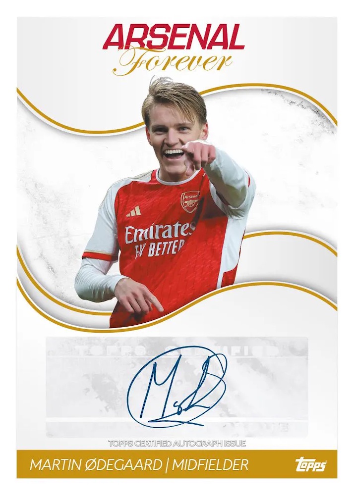 2023-24 Topps Arsenal Forever Soccer Checklist Guide in-content 1