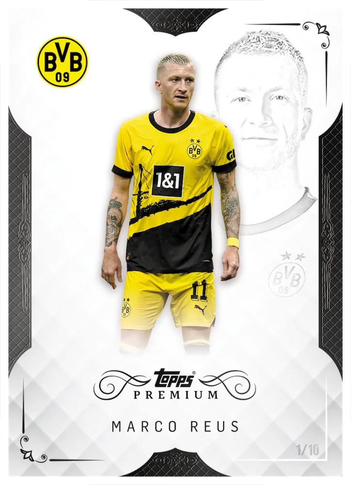 2023-24 Topps Premium Borussia Dortmund Soccer Checklist Guide in-content 1