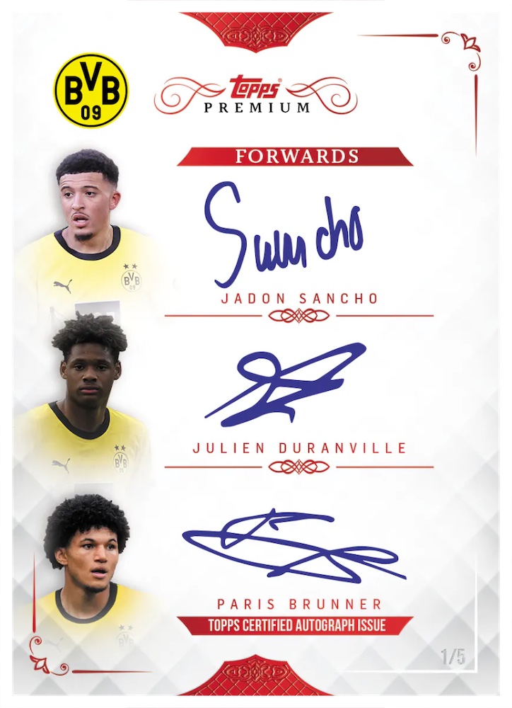 2023-24 Topps Premium Borussia Dortmund Soccer Checklist Guide in-content 2