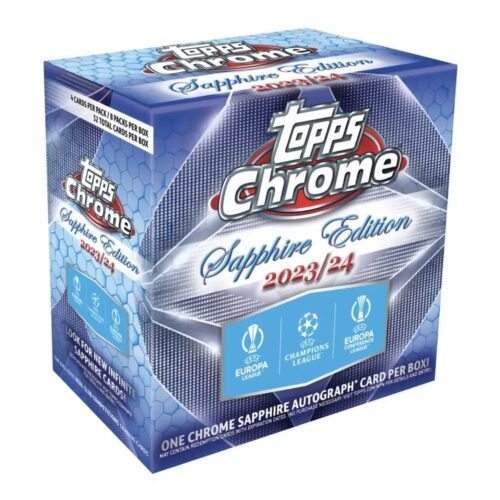 2023-24 Topps Chrome Sapphire UEFA Club Competitions Soccer Checklist Guide
