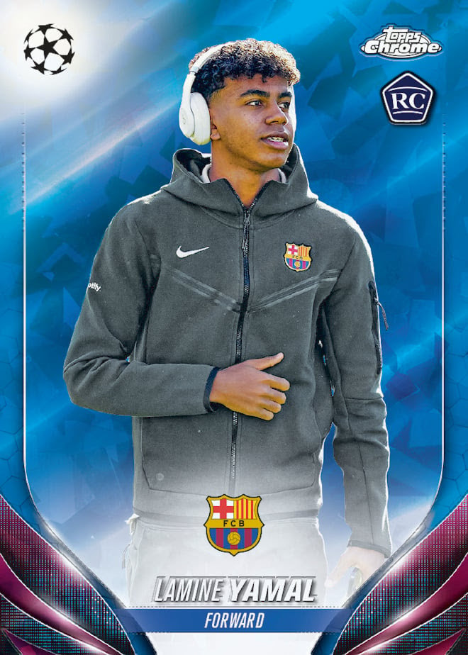 2023-24 Topps Chrome Sapphire UEFA Club Competitions Soccer Checklist Guide in-content 2