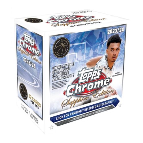 2023-24 Topps Chrome Sapphire Basketball Checklist Guide