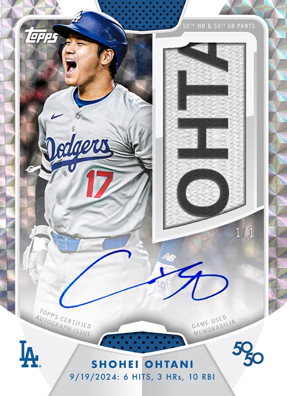 2024 Topps 50/50 Shohei Ohtani Baseball Checklist Guide in-content 3