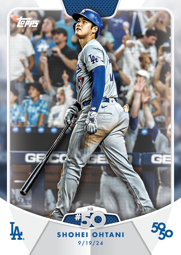 2024 Topps 50/50 Shohei Ohtani Baseball Checklist Guide in-content 1
