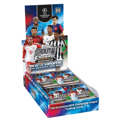 2023-24 Topps Stadium Club Chrome UEFA Champions League Soccer Checklist Guide