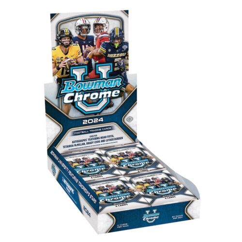 2024 Bowman University Chrome Football Checklist Guide