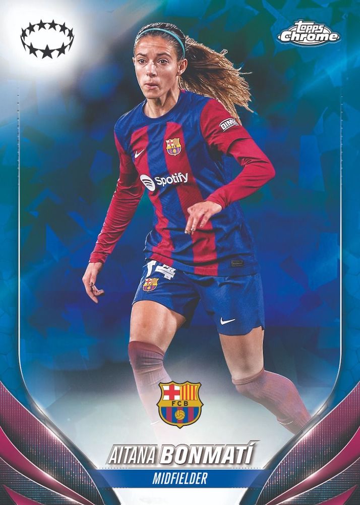 2023-24 Topps Chrome Sapphire UEFA Women’s Champions League Soccer Checklist Guide in-content 1