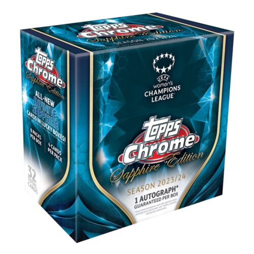 2023-24 Topps Chrome Sapphire UEFA Women’s Champions League Soccer Checklist Guide