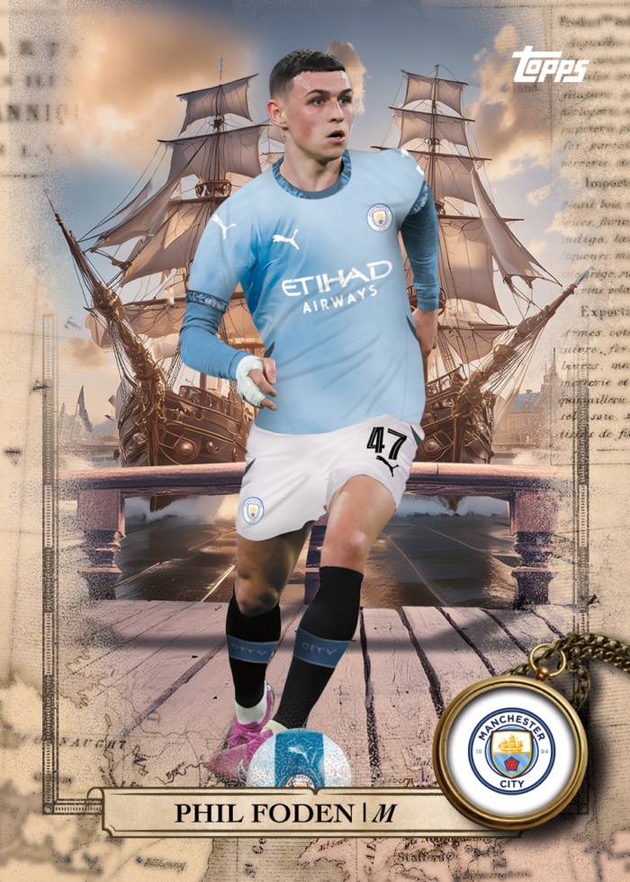 2024-25 Topps Blue Moon Manchester City Soccer Checklist Guide in-content 5