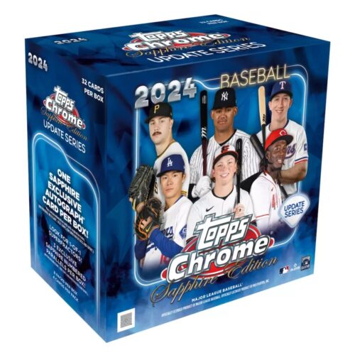 2024 Topps Chrome Update Sapphire Baseball Checklist Guide