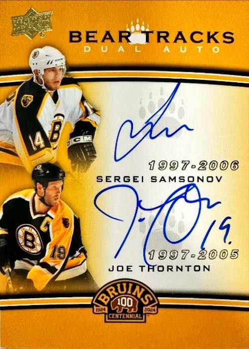 2023-24 Upper Deck Boston Bruins Centennial Hockey Checklist Guide in-content 5