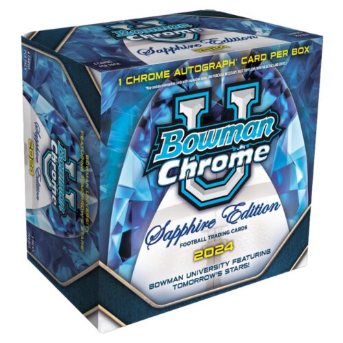 2024 Bowman University Chrome Sapphire Football Checklist Guide