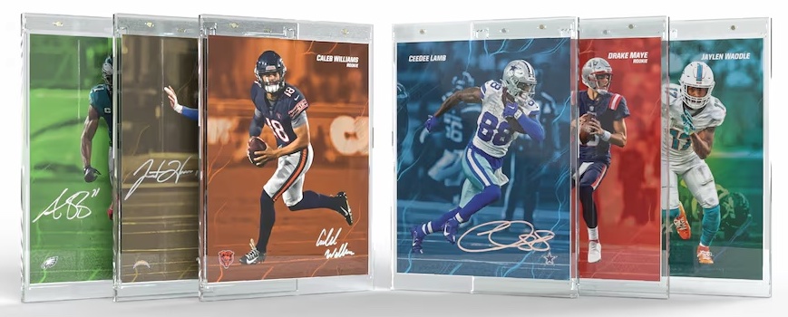 2024 Fanatics Under Wraps Emanate NFL Autographed Photo Football Checklist Guide in-content 3