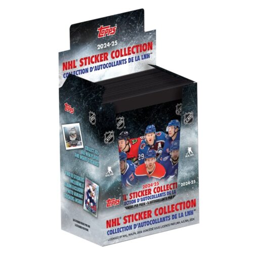 2024-25 Topps NHL Sticker Collection Hockey Checklist Guide