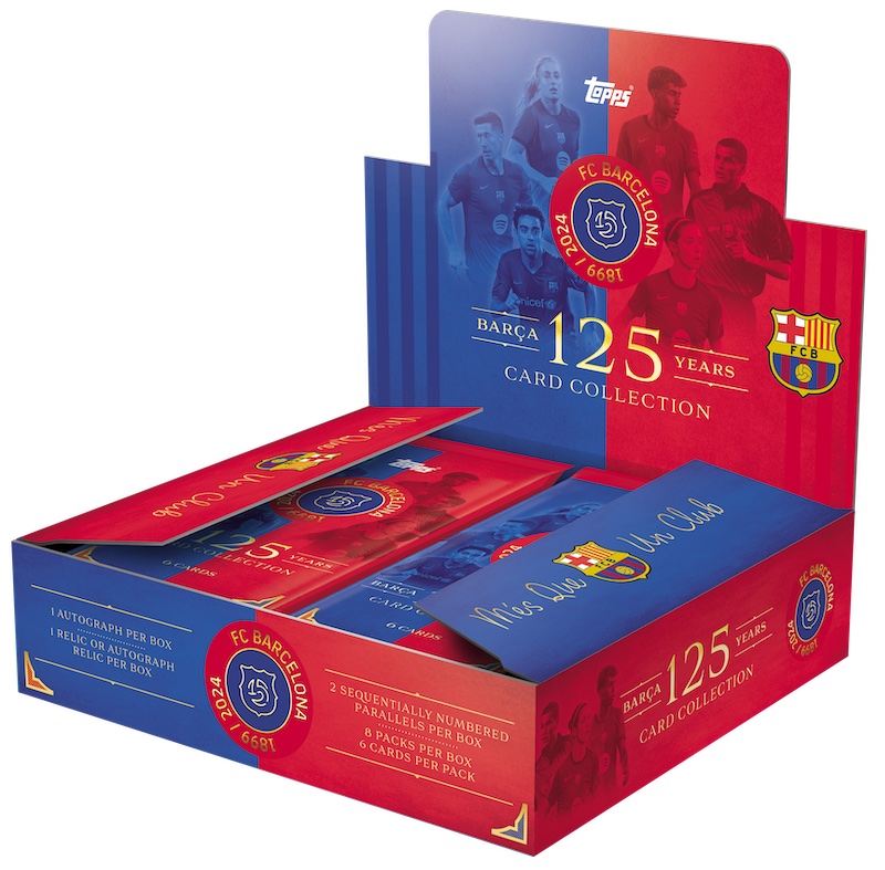 2024-25 Topps FC Barcelona 125 Years Anniversary Soccer Checklist Guide in-content 1