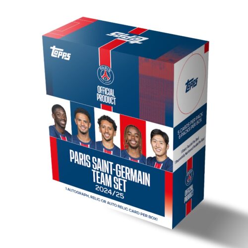 2024-25 Topps Paris Saint-Germain Team Set Soccer Checklist Guide