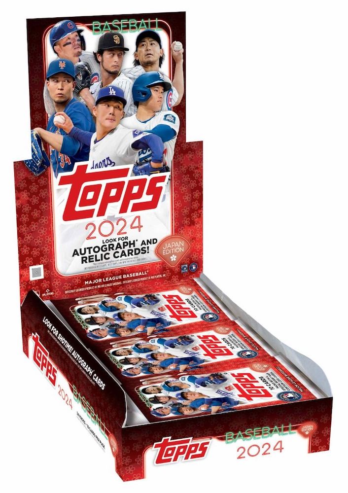 Topps - 3box MLB 2024 TOPPS JAPAN EDITION 日本限定 お一人様2ボックス限定）2024 TOPPS MLB ジャパンエディション