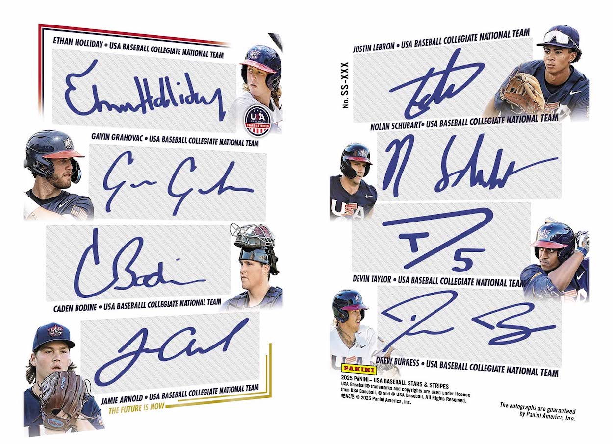 2025 Panini Stars & Stripes USA Baseball Checklist Guide in-content 5
