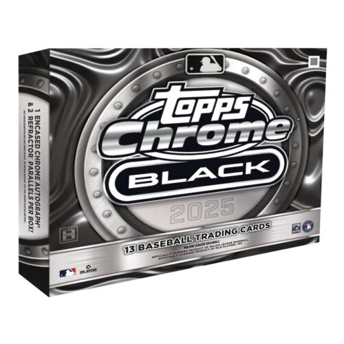 2025 Topps Chrome Black Baseball Checklist Guide