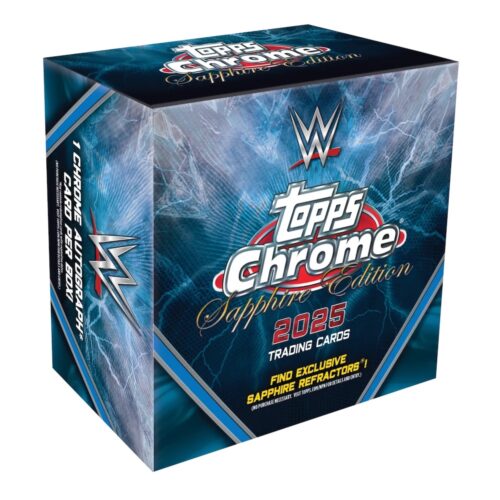2025 Topps Chrome Sapphire WWE Wrestling Checklist Guide