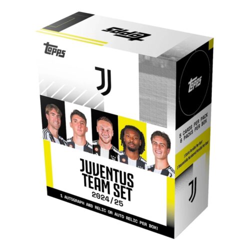 2024-25 Topps Juventus Team Set Soccer Checklist Guide
