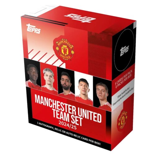 2024-25 Topps Manchester United Team Set Soccer Checklist Guide