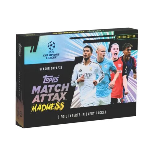 2024-25 Topps Match Attax Madness UEFA Champions League Soccer Checklist Guide