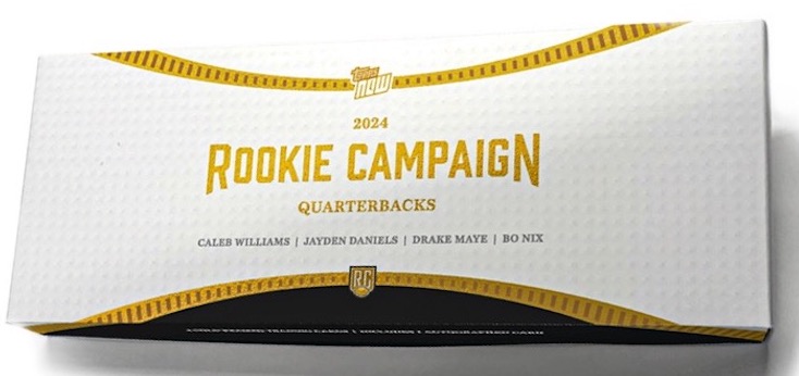 2024 Topps Now Rookie Campaign Quarterbacks Football Checklist Guide in-content 1