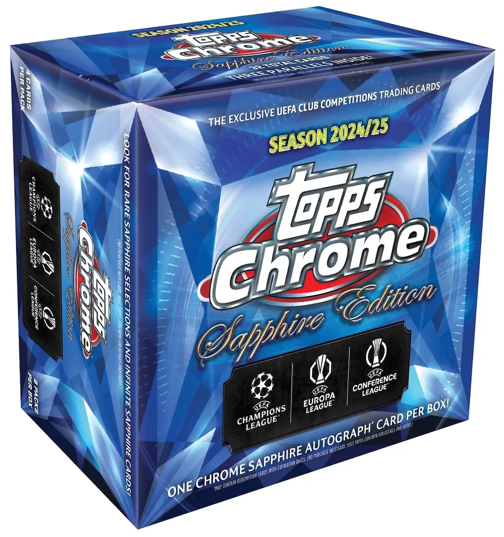2024-25 Topps Chrome Sapphire UEFA Club Competitions Soccer Checklist Guide in-content 1