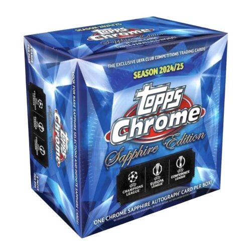 2024-25 Topps Chrome Sapphire UEFA Club Competitions Soccer Checklist Guide