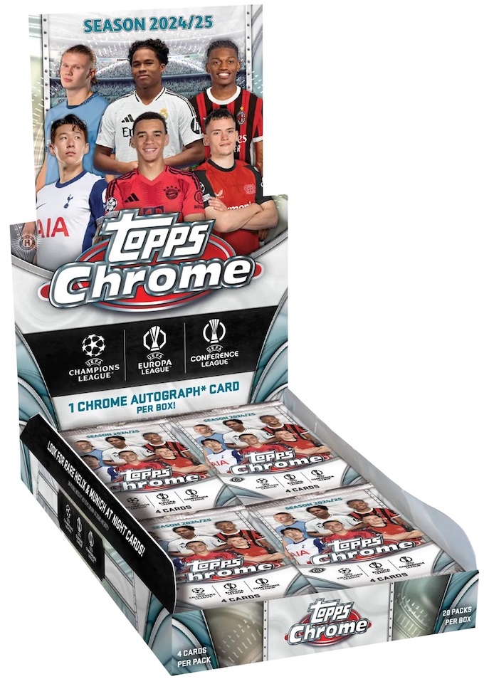 2024-25 Topps Chrome UEFA Club Competitions Soccer Checklist Guide in-content 1