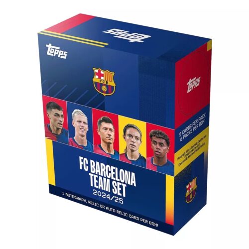 2024-25 Topps FC Barcelona Team Set Soccer Checklist Guide