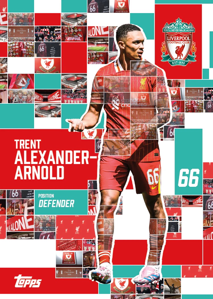 2024-25 Topps Liverpool FC Team Set Soccer Checklist Guide in-content 1
