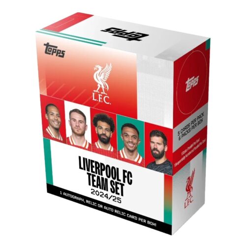 2024-25 Topps Liverpool FC Team Set Soccer Checklist Guide