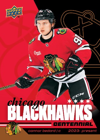 2025-26 Upper Deck Chicago Blackhawks Centennial Hockey Guide in-content 2