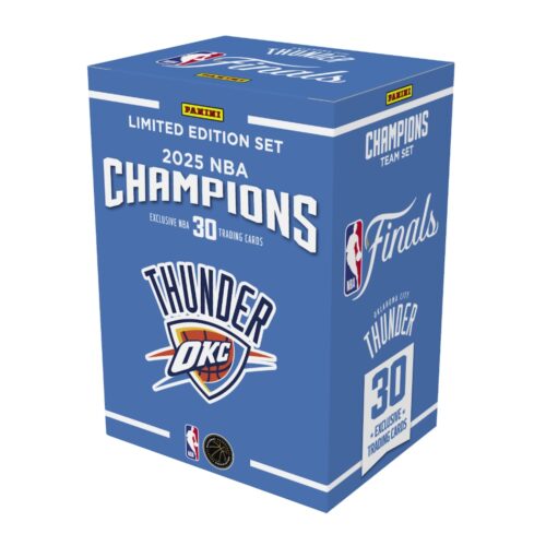 2025 Panini Oklahoma City Thunder NBA Champions Basketball Guide