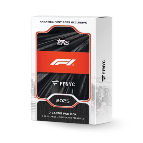 2025 Topps Formula 1 Fanatics Fest NYC Racing Checklist Guide
