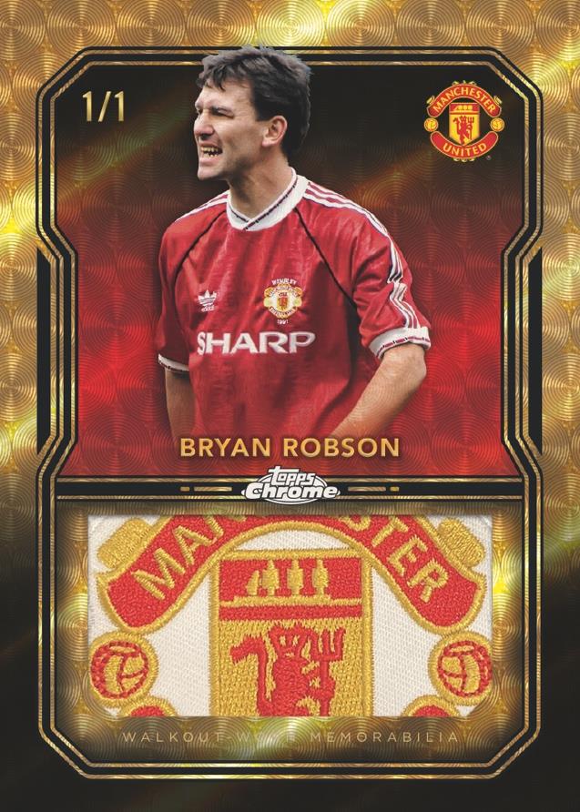2024-25 Topps Chrome Manchester United Checklist, Deluxe Set