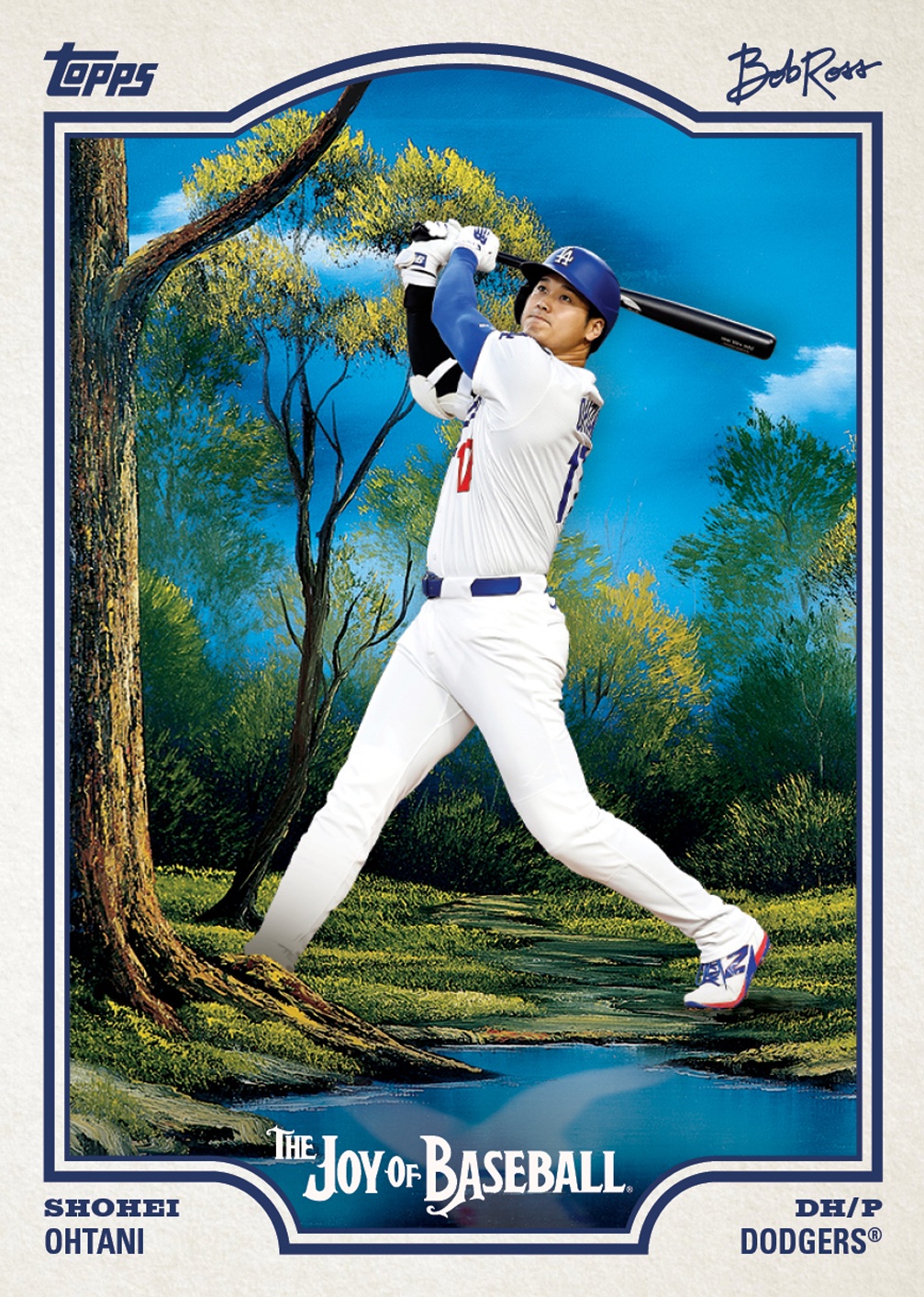 2025 Topps X Bob Ross The Joy of Baseball Guide in-content 2