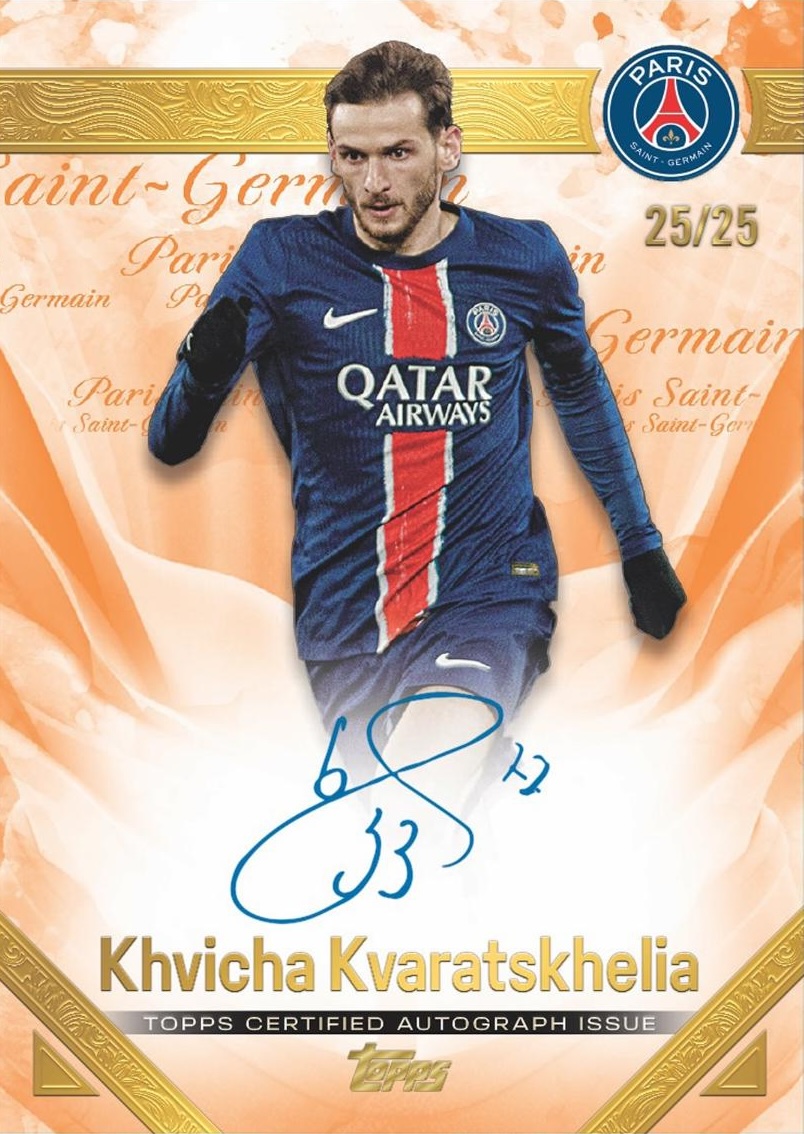 2024-25 Topps Exhibition Paris Saint-Germain Soccer Checklist Guide in-content 2