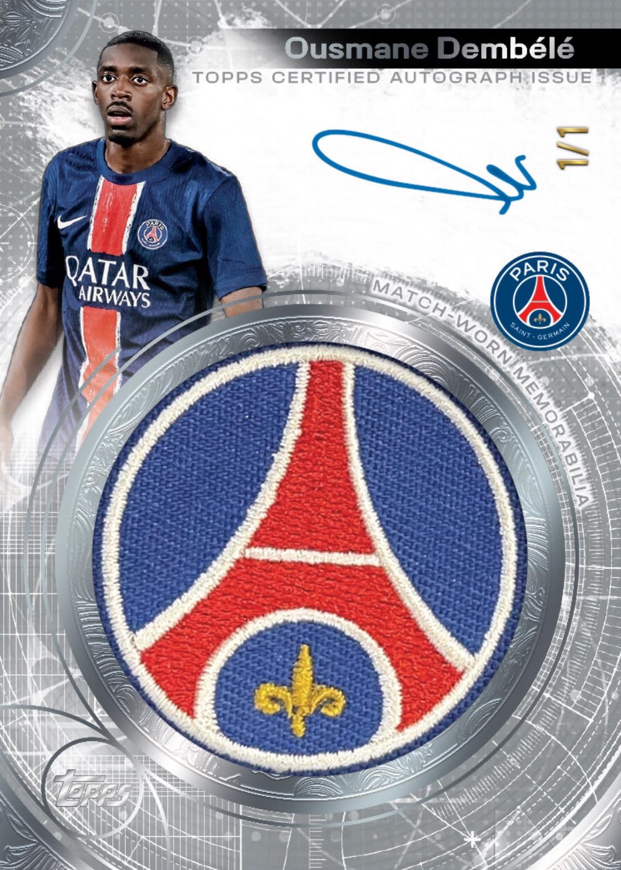 2024-25 Topps Exhibition Paris Saint-Germain Soccer Checklist Guide in-content 3