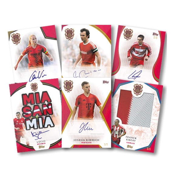 2024-25 Topps FC Bayern München 125 Years Anniversary Soccer Checklist Guide in-content 1