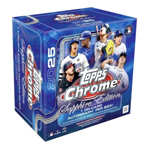 2025 Topps Chrome Sapphire Baseball Checklist Guide